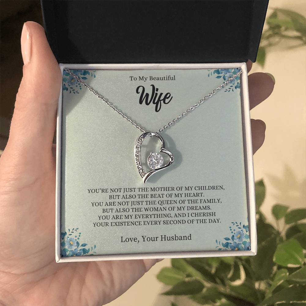 To My  Beautiful Wife | You Are My Everything - Forever Love Necklace