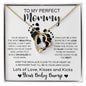 To My Perfect Mommy | Your Heart Is The Most Beautiful Sound - Forever Love Necklace