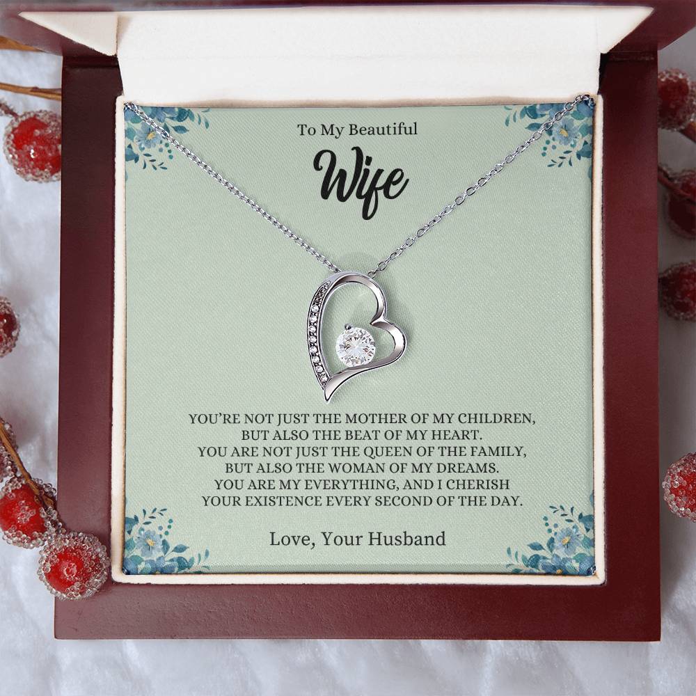 To My  Beautiful Wife | You Are My Everything - Forever Love Necklace