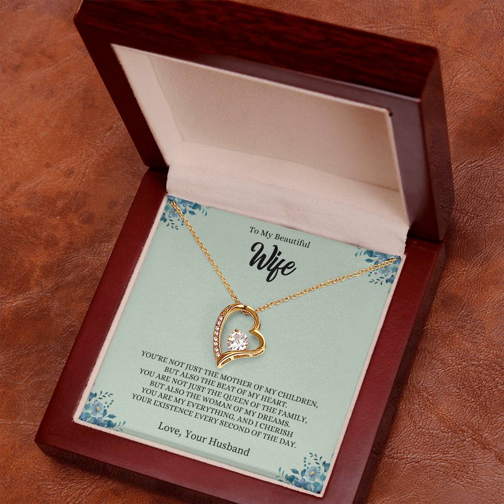 To My  Beautiful Wife | You Are My Everything - Forever Love Necklace