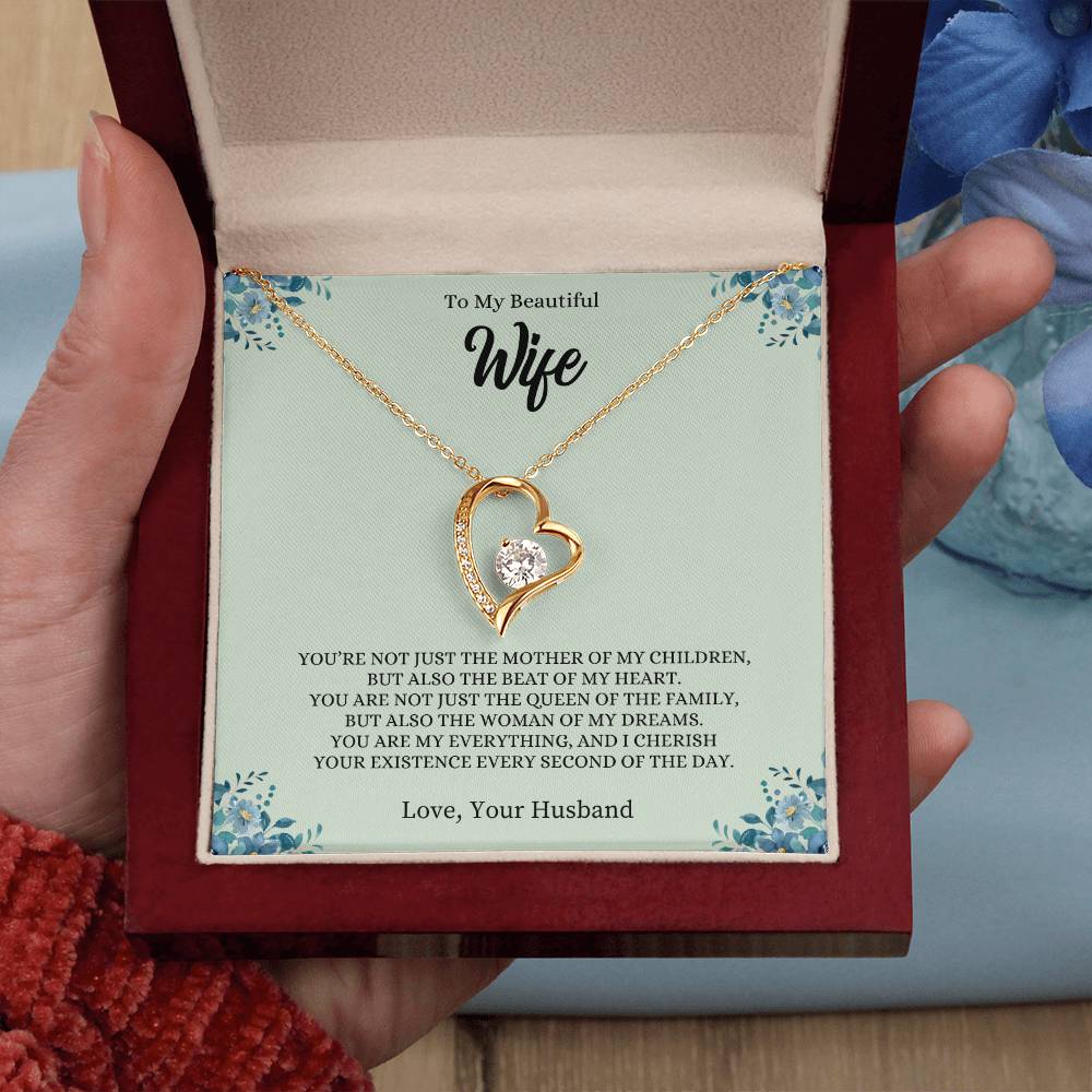 To My  Beautiful Wife | You Are My Everything - Forever Love Necklace