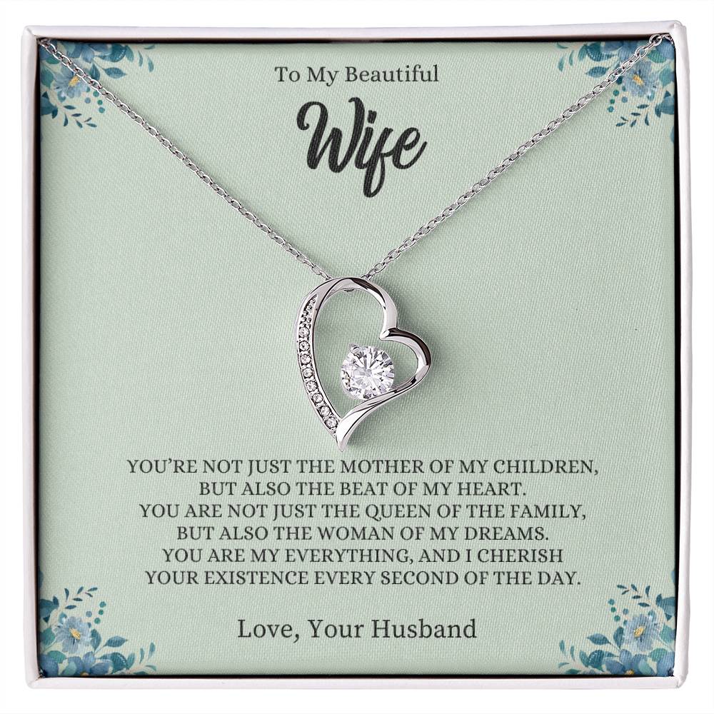 To My  Beautiful Wife | You Are My Everything - Forever Love Necklace