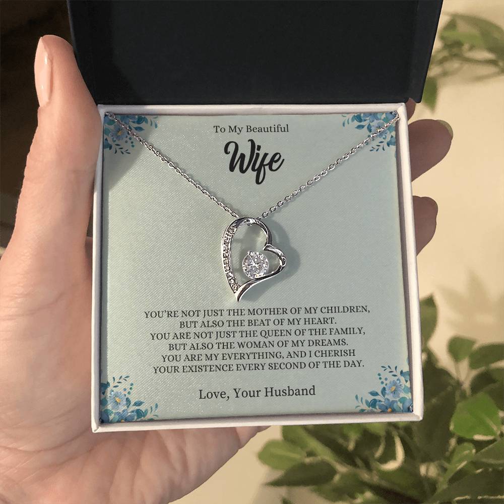 To My  Beautiful Wife | You Are My Everything - Forever Love Necklace