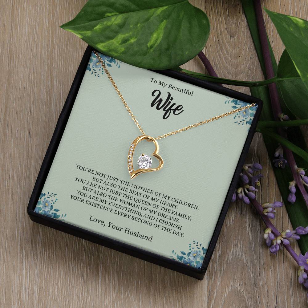 To My  Beautiful Wife | You Are My Everything - Forever Love Necklace